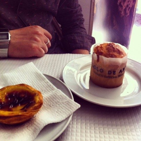 Bolo de arrozとPasel de nata