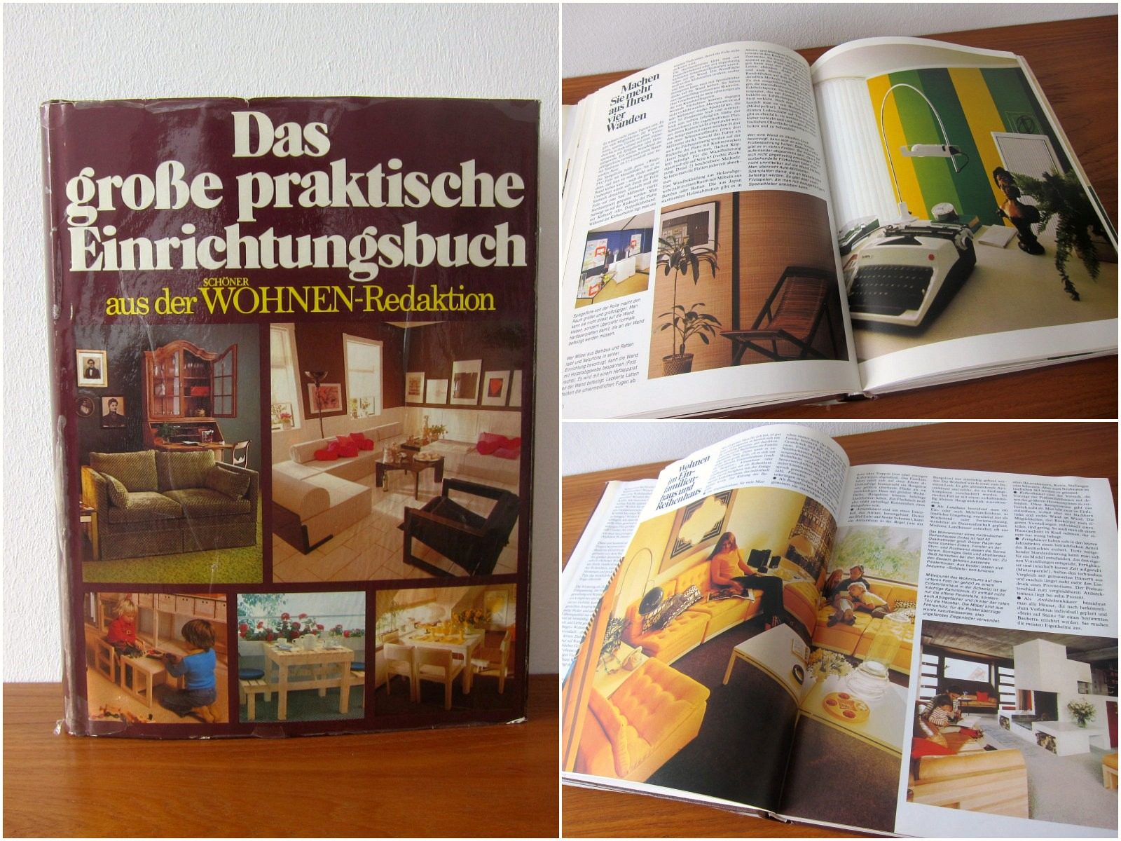 70年代 ドイツのインテリア本 ヴィンテージ ハードカバー Frau Vintage