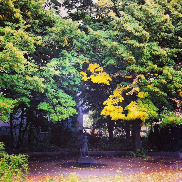 紅葉が始まったベルリン?