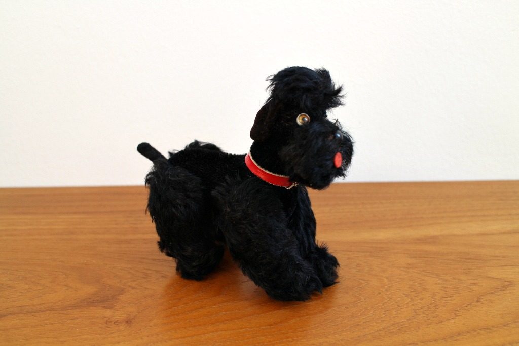 ドイツ　ヴィンテージ　シュタイフ　プードル　スノビー　Poodle Snobby Steiff Poodle Snobby Grey All Ids 6 Inches Vintage 1959 to