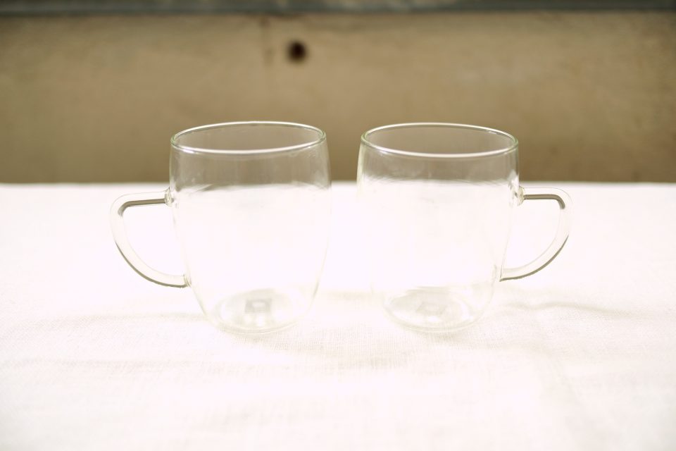 旧西ドイツ製イエナグラスカップ2個セット JENAER GLAS