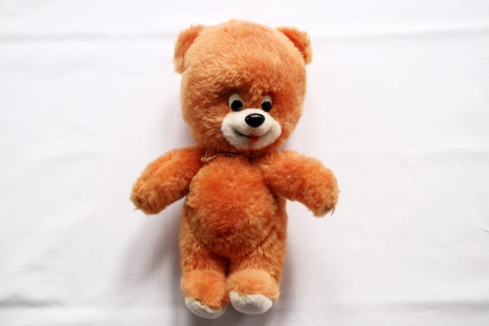 蚤の市レトロ ふわっふわなヴィンテージくまのぬいぐるみ Frau Vintage