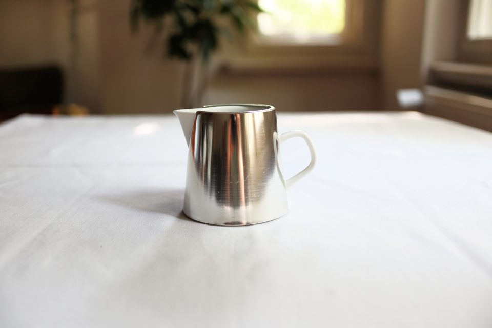 ヴィンテージMelitta 保温カバー付きミルクジャグ