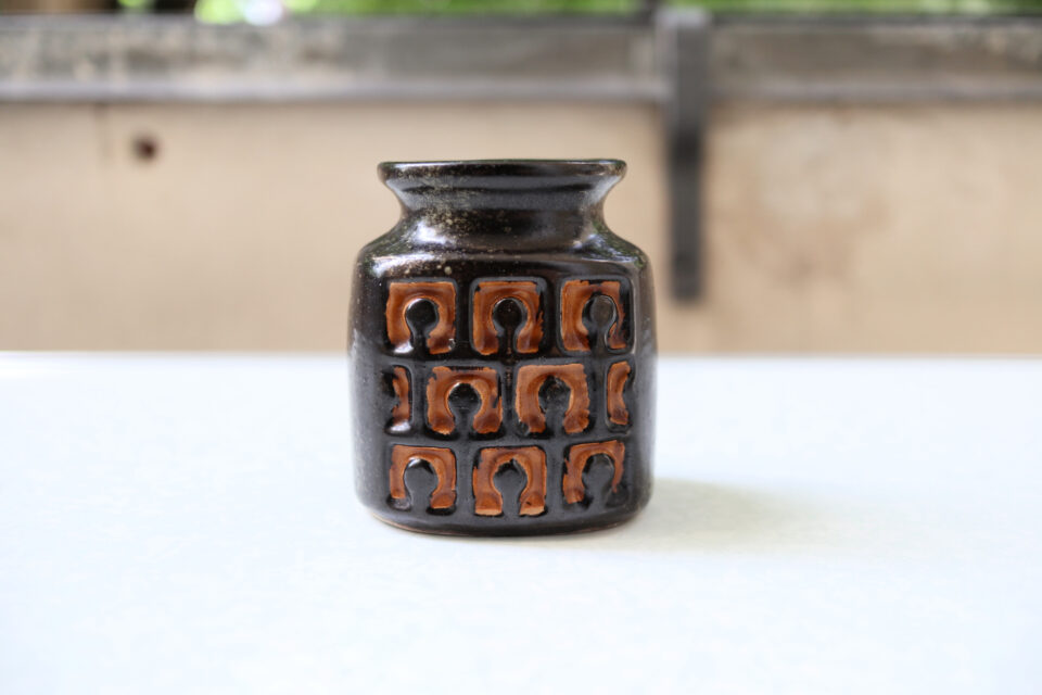 DDRオリジナル VEB Haldensleben社製ヴィンテージ陶製花瓶