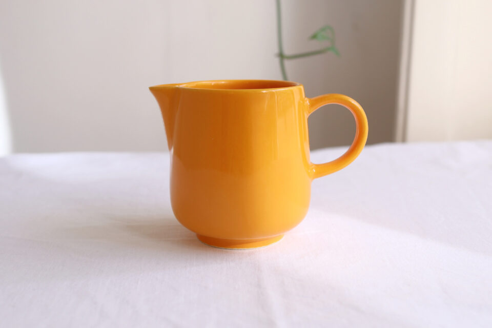 ヴィンテージMelitta 鮮やかイエローミルクジャグ