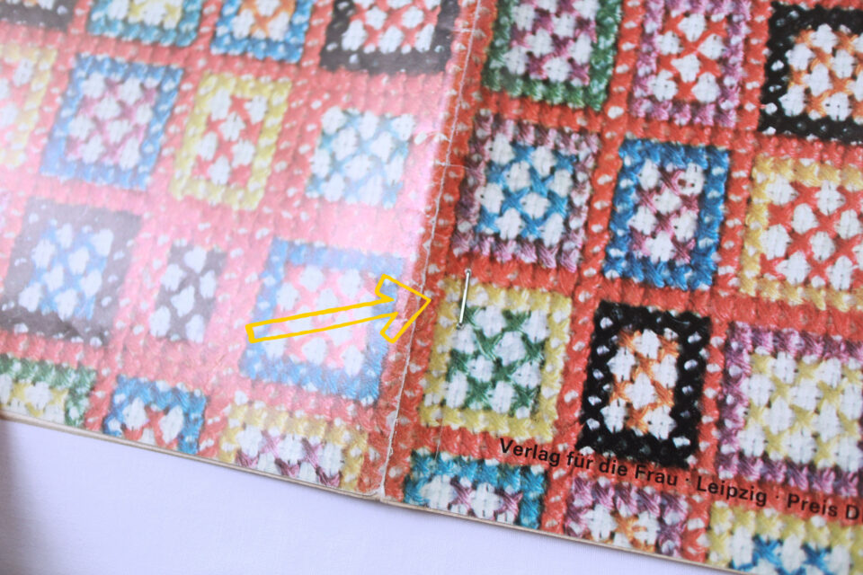 70年代Vintage 旧東ドイツのクロスステッチ図案集 - 画像 (7)
