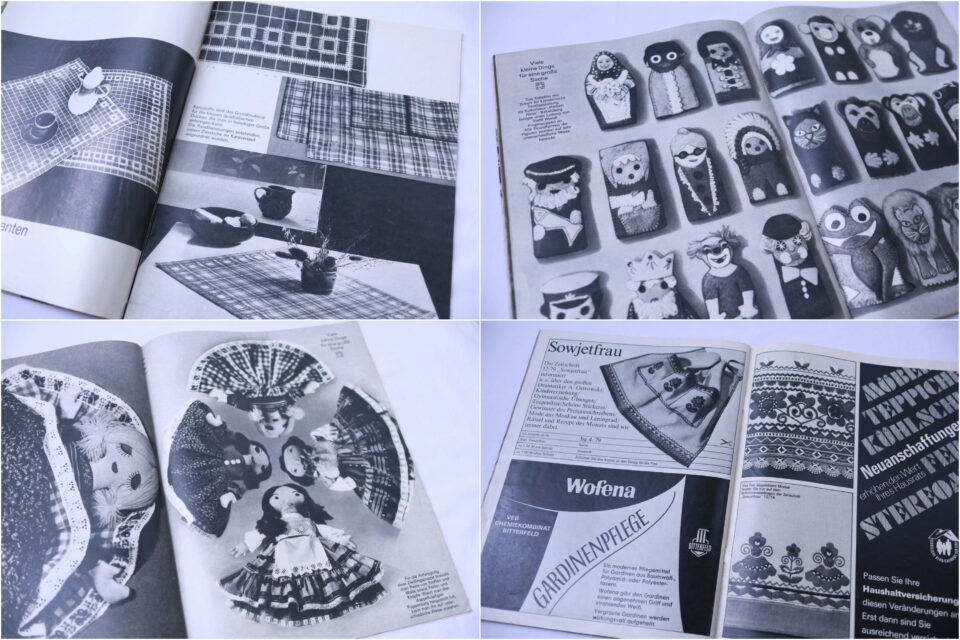 DDRオリジナル ヴィンテージ手芸雑誌 Handarbeit - 画像 (3)