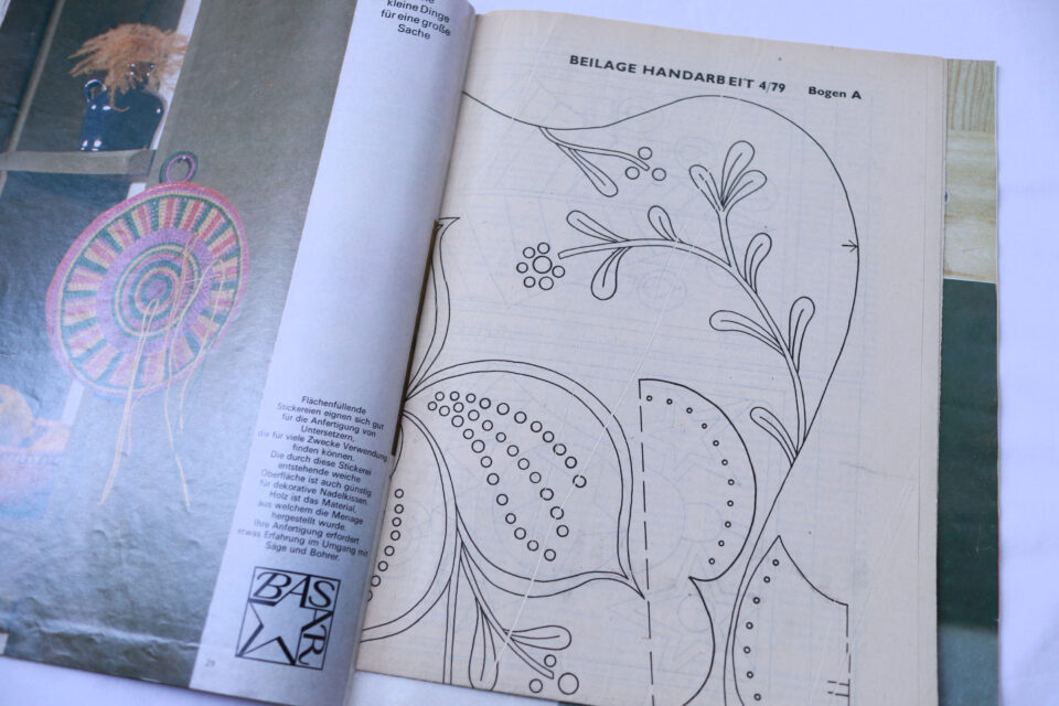 DDRオリジナル ヴィンテージ手芸雑誌 Handarbeit - 画像 (4)