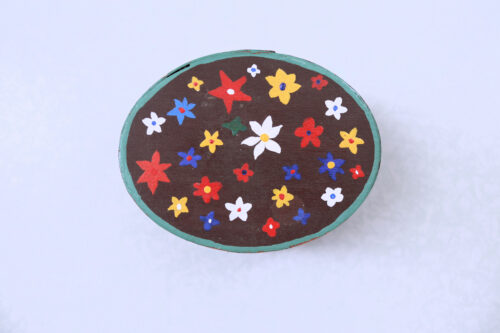 ほっこりVINTAGE ハンドペイントのレトロ木箱