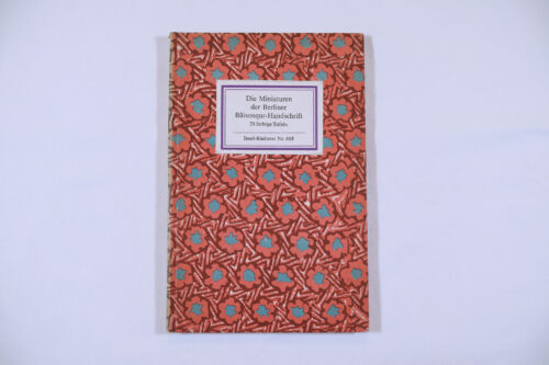 インゼル文庫865番 Die Miniaturen der Berliner Bāisonqur-Handschrift