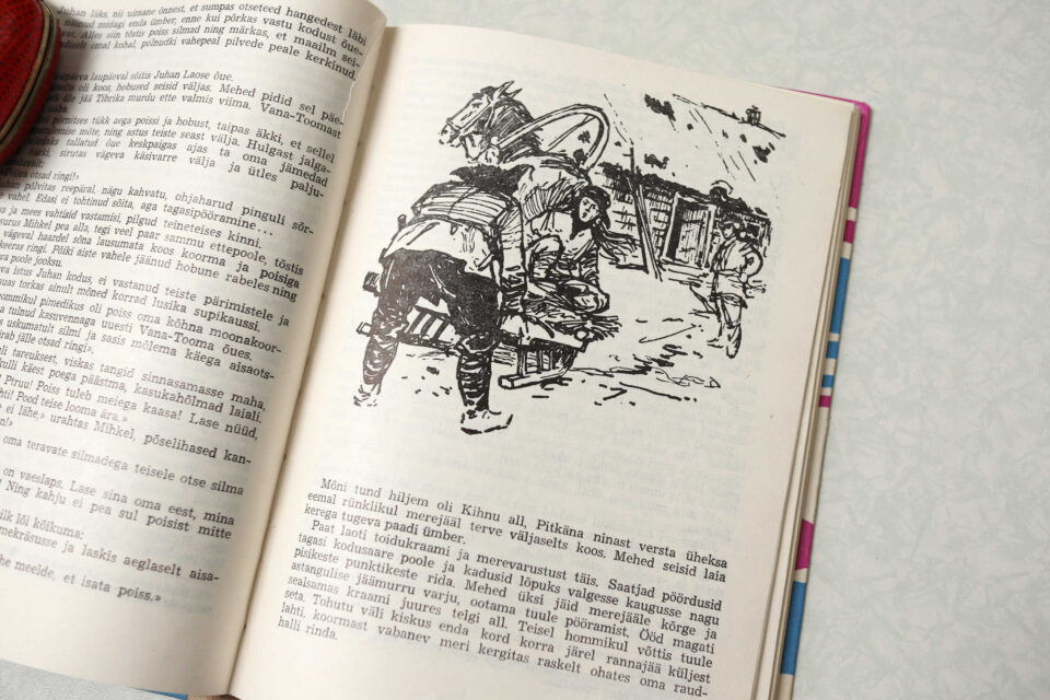 エストニアVintage レトロ図書 Jäise ratsu turjal - 画像 (5)