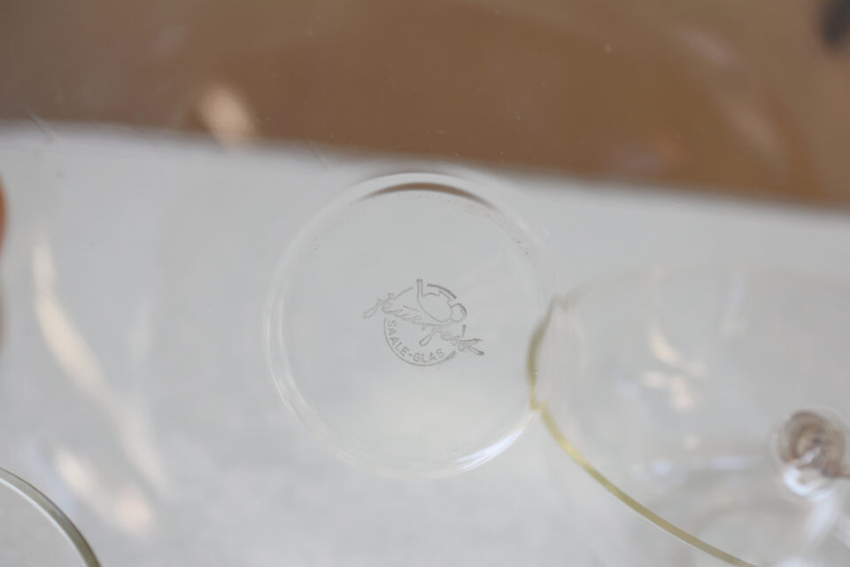 ヴィンテージSaale Glas ティーカップ6点セット - 画像 (9)