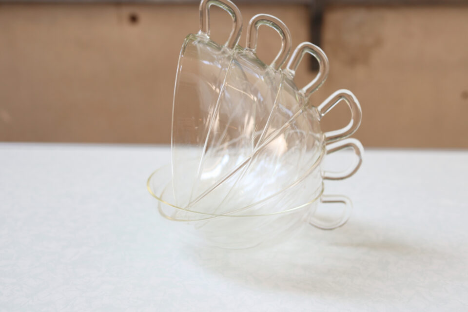 ヴィンテージSaale Glas ティーカップ6点セット - 画像 (6)