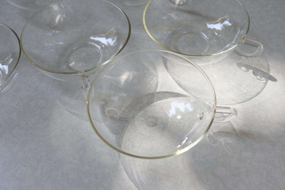 ヴィンテージSaale Glas ティーカップ6点セット