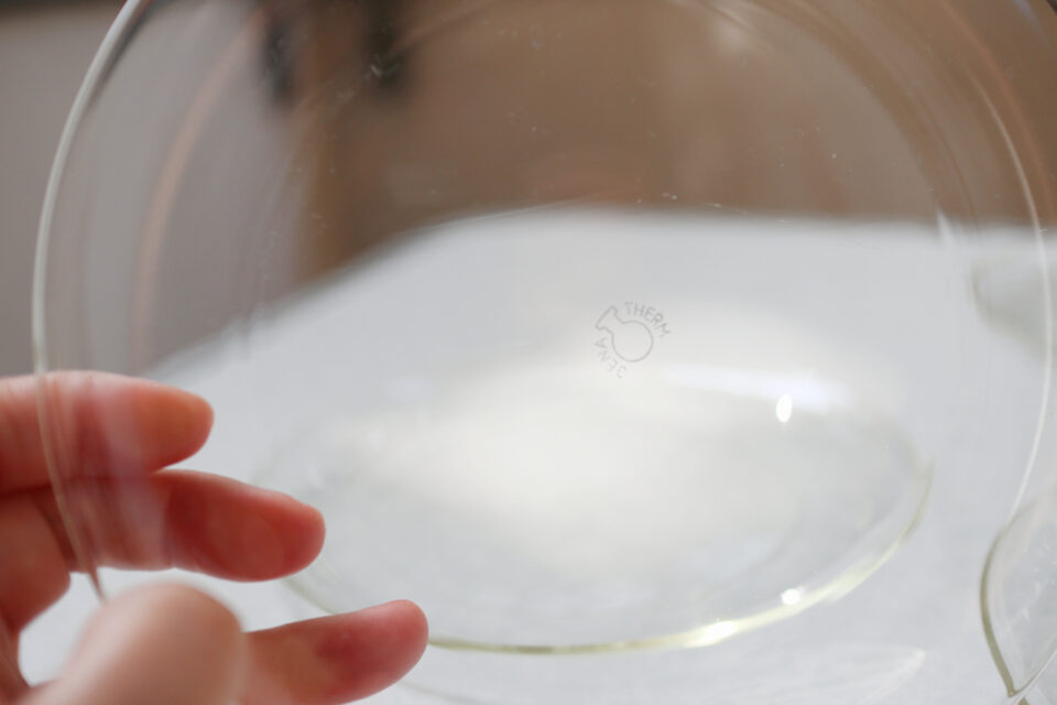 ヴィンテージJenaer Glas 耐熱カップとプレートのセット - 画像 (9)