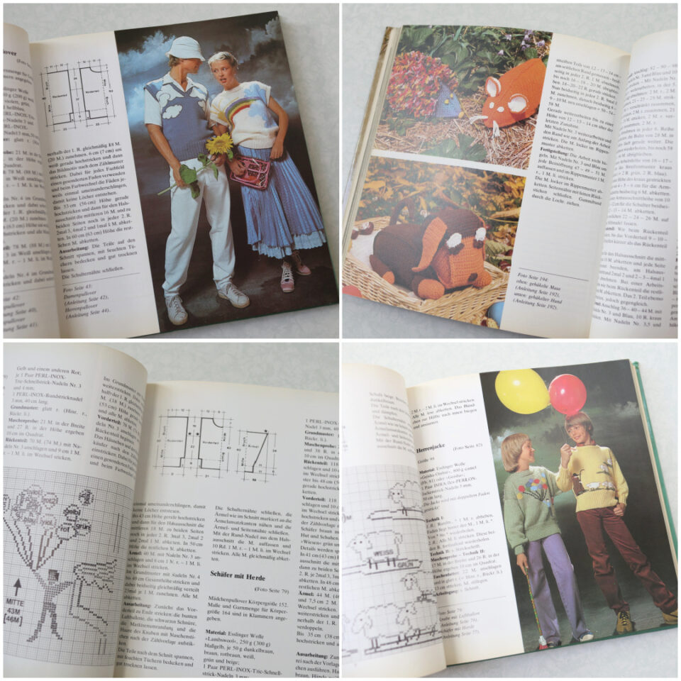 80年代ヴィンテージブック Stricken, Sticken, Häkeln - 画像 (5)