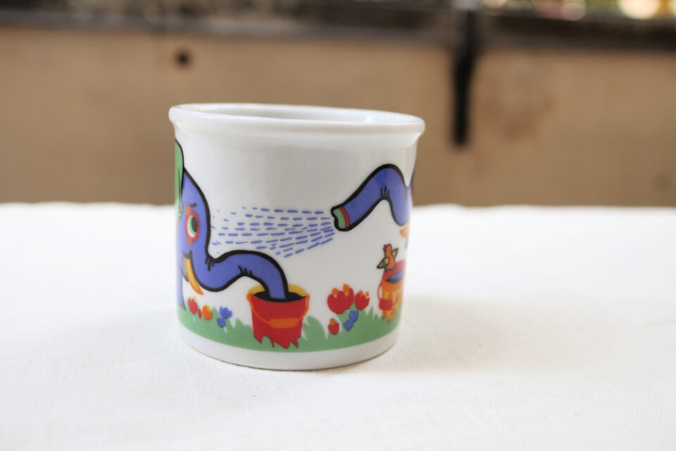 70sレトロGubor vom Studio Fischer and Fischer ゾウのマグカップ - 画像 (3)