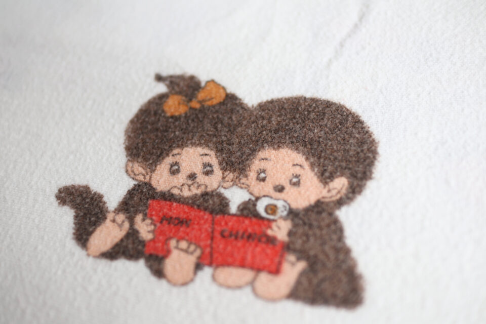 懐かしモンチッチ! ネル素材のレトロファブリック125cm - 画像 (3)
