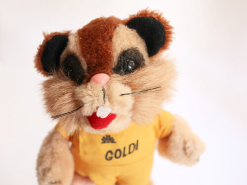 Commerzbankのノベルティ ハムスターぬいぐるみGOLDI