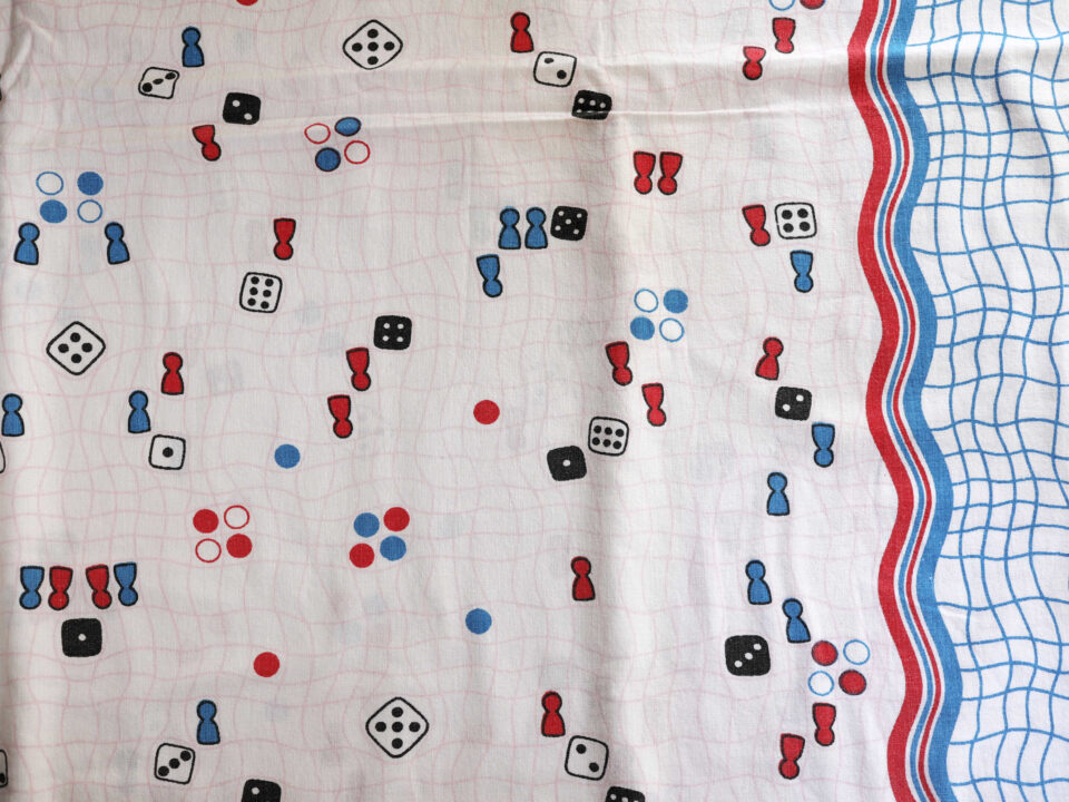 DDR時代 ヴィンテージゲーム柄ファブリック 幅90cm - 画像 (2)