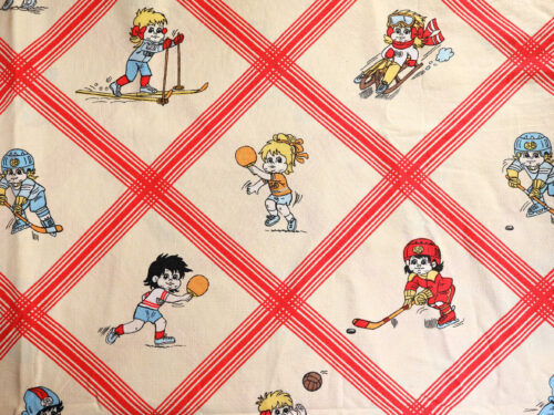 Sport Billy スポーツキッズ柄ヴィンテージファブリック 幅127cm