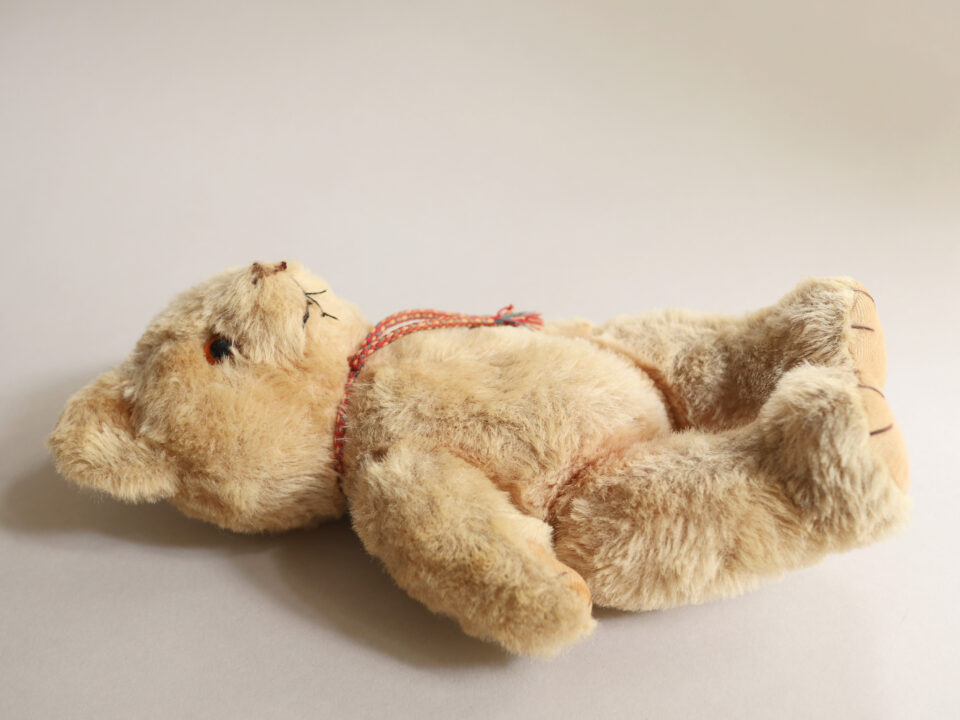 手足が動くヴィンテージテディベア高さ27cm - 画像 (3)