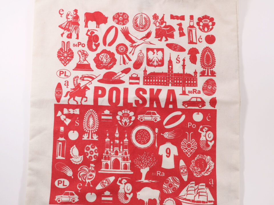 ポーランド「POLSKA」コットンエコバッグ - 画像 (4)