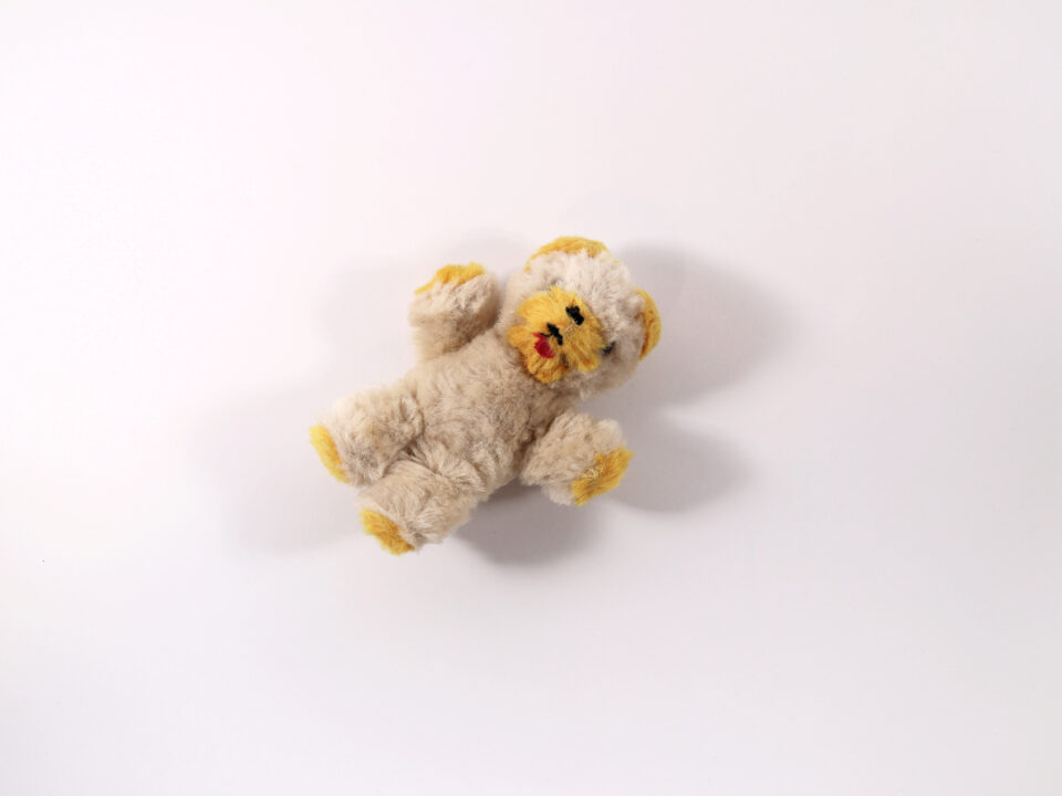 小さなヴィンテージテディベア 高さ16cm - 画像 (7)
