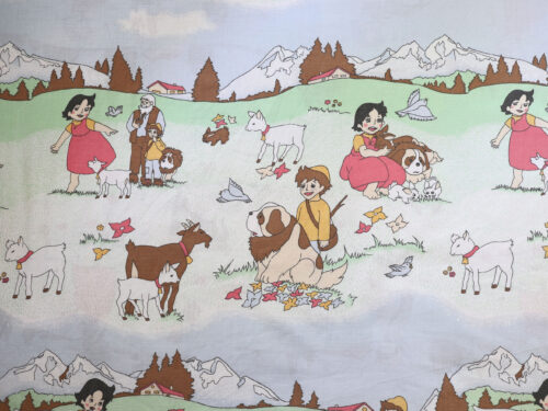 アルプスの少女ハイジ ヴィンテージファブリック 幅110cm