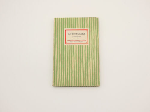 DDR古書 インゼル文庫281番  Das kleine Blumenbuch