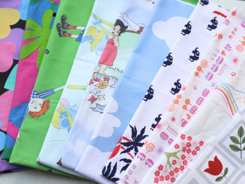 ヴィンテージはぎれセット 子供柄・果物柄＋レア柄 手芸テープ付